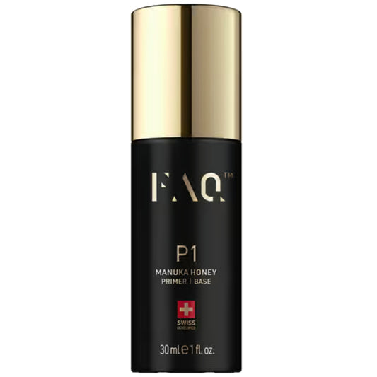 „Foreo FAQ™ P1 Manuka medaus makiažo pagrindas – makiažo pagrindas