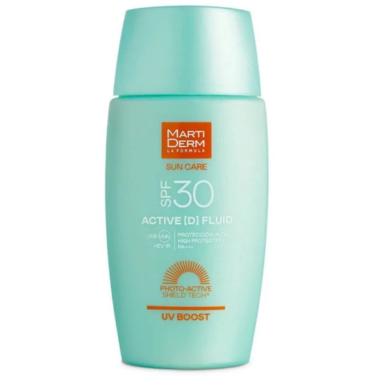 Martiderm „Sun Care Active (D) Fluid“ SPF 30 – apsauginis fluidas veidui nuo saulės
