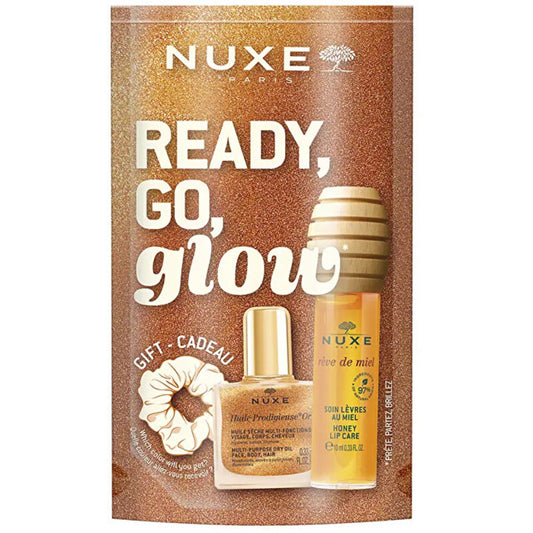 Nuxe „Honey Ready Go Glow“ rinkinys – dovanų rinkinys