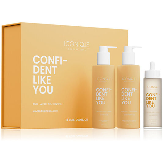 ICONIQUE Professional „Confident Like You“ rinkinys – dovanų rinkinys nuo plaukų slinkimo