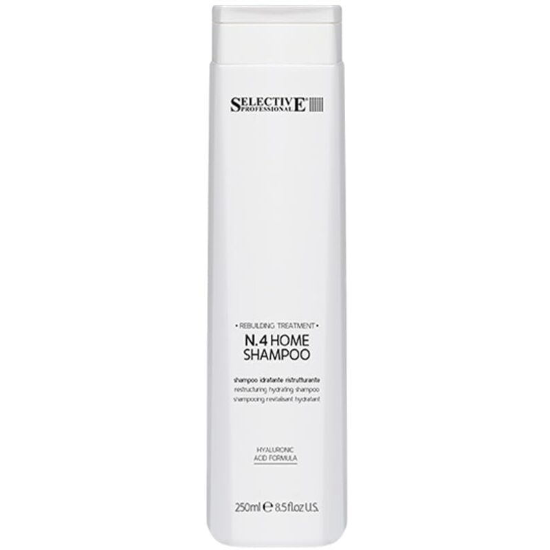 Selective Professional Atkuriamasis šampūnas N.4 namams – maitinamasis šampūnas labai sausiems ir pažeistiems plaukams