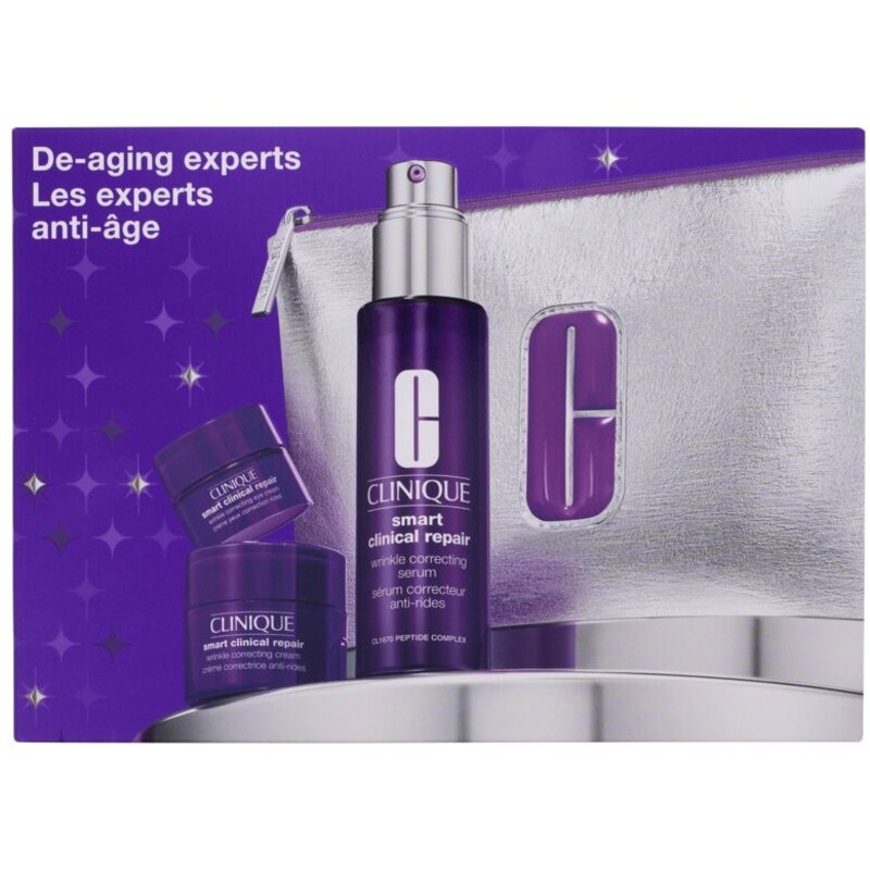 Clinique „Smart Clinical Repair“ raukšles koreguojantis serumas – rinkinys I. – dovanų rinkinys