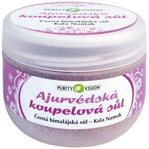 Purity Vision Kala Namak - Ayurvedic bath salt and black Himalayan salt 500.0g