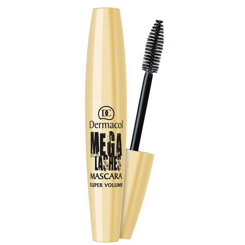 Dermacol Mega Lashes Mascara Super Volume - Mascara for volume super panoramic effect 13 ml Black